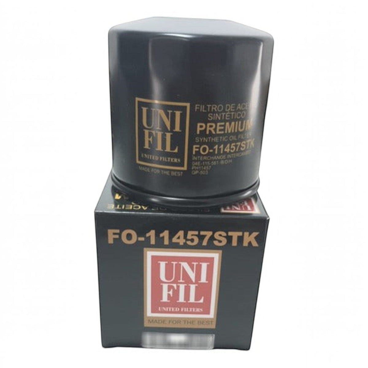 Filtro de aceite sintético KENAI´S COM modelo FO-11457STK para Jetta 1.4L Turbo, color negro con letras blancas