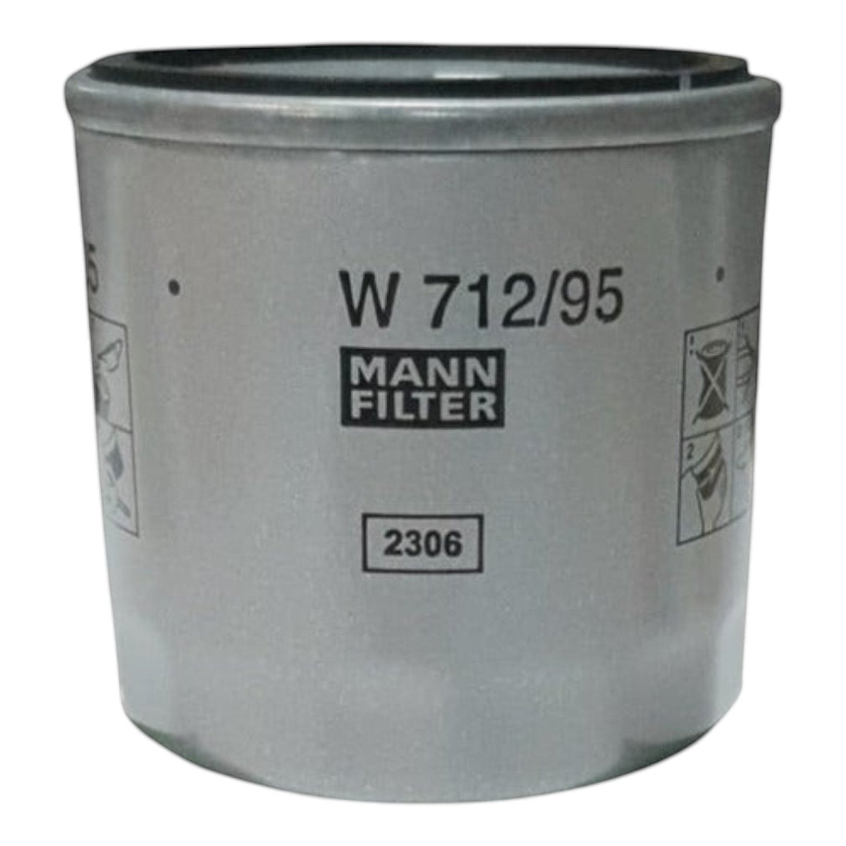 Filtro de aceite Mann-Filter W 712/95 para kit de mantenimiento automotriz KENAI´S COM