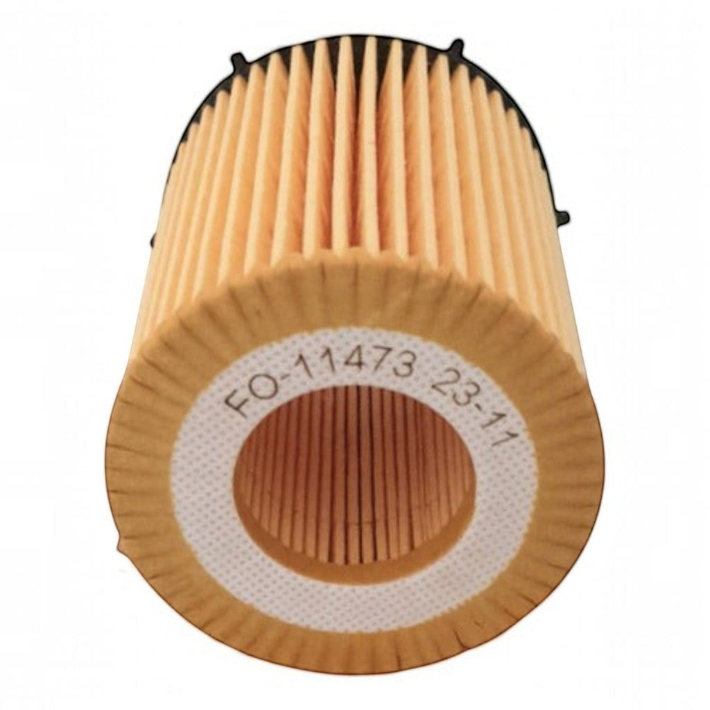 Filtro de aceite KENAI´S COM para Mercedes Benz C250 y A180, modelo FO-11473 de papel plisado color beige