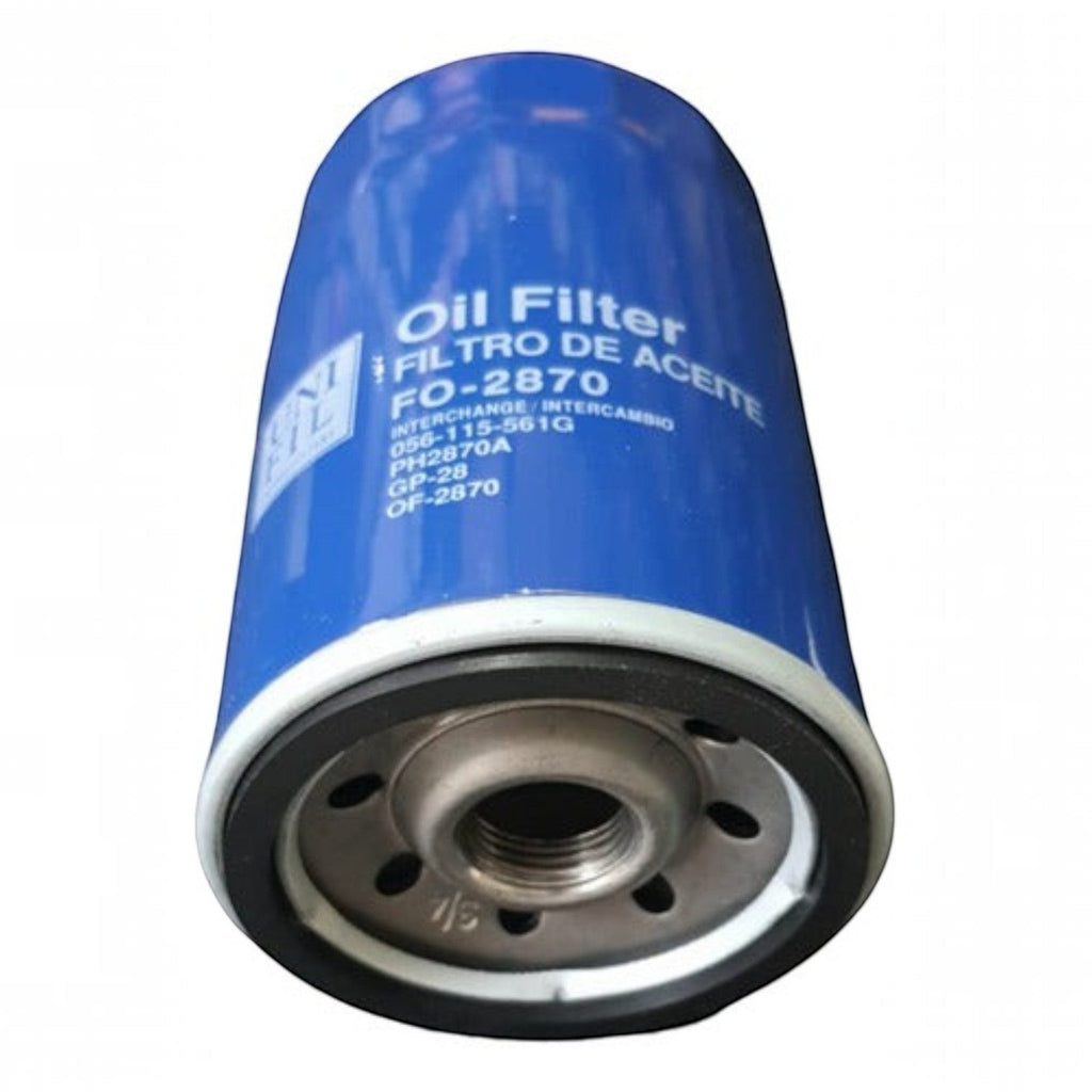 Filtro de aceite azul Unifil FO-2870 para Volkswagen Pointer 1.8L, accesorio de mantenimiento automotriz KENAI´S COM