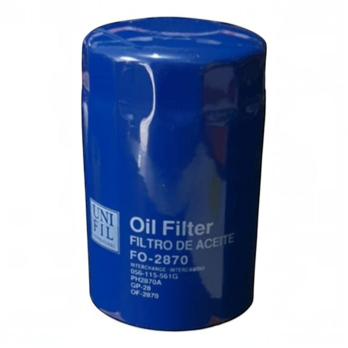 Filtro de aceite azul Unifil FO-2870 para Volkswagen Pointer 1.8L de KENAI´S COM