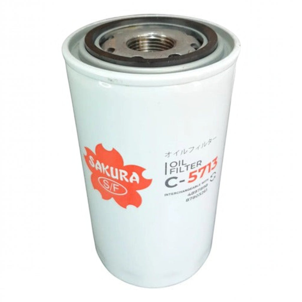Filtro de aceite Sakura C-5713 blanco para motor Cummins ISF 3.8L de KENAI´S COM