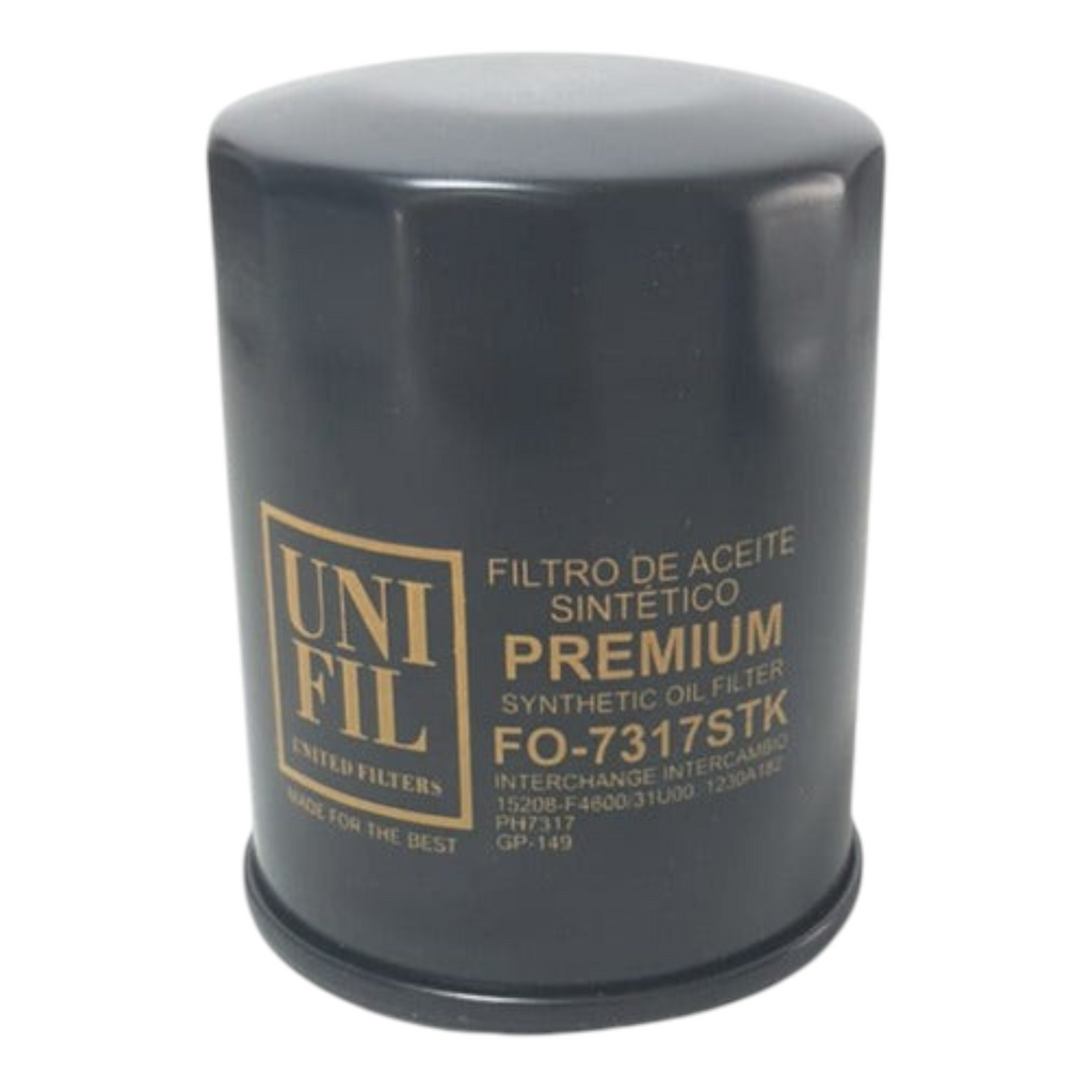 Filtro de aceite sintético premium KENAI´S COM para Honda Accord V6, color negro con letras doradas
