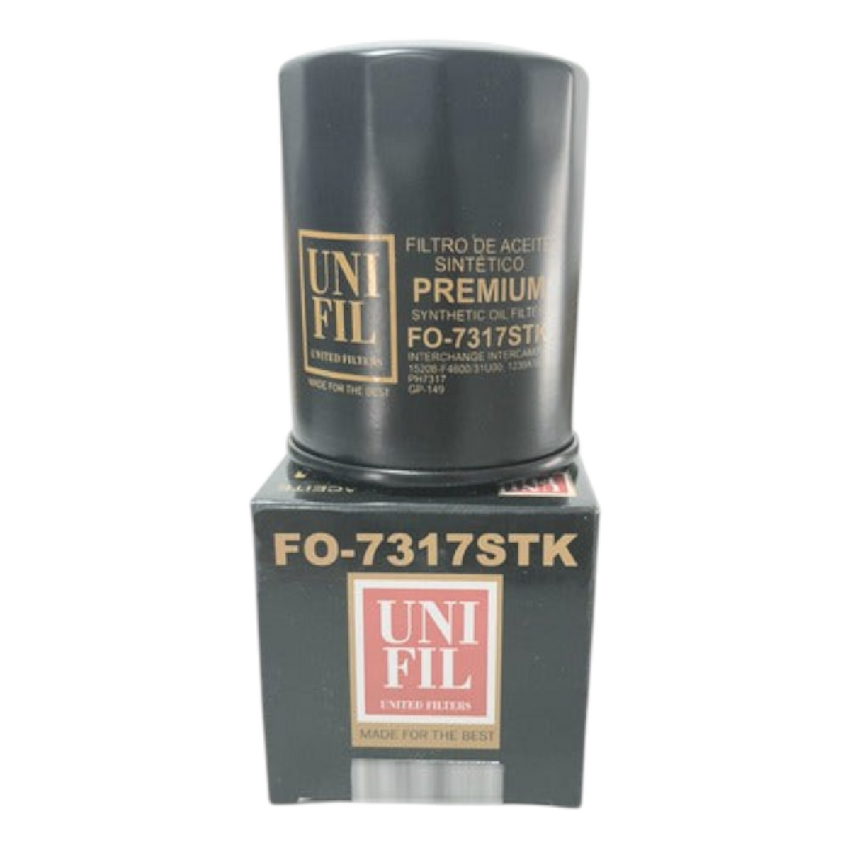 Filtro de aceite sintético Unifil FO-7317STK para Honda Accord V6 de KENAI´S COM en caja negra