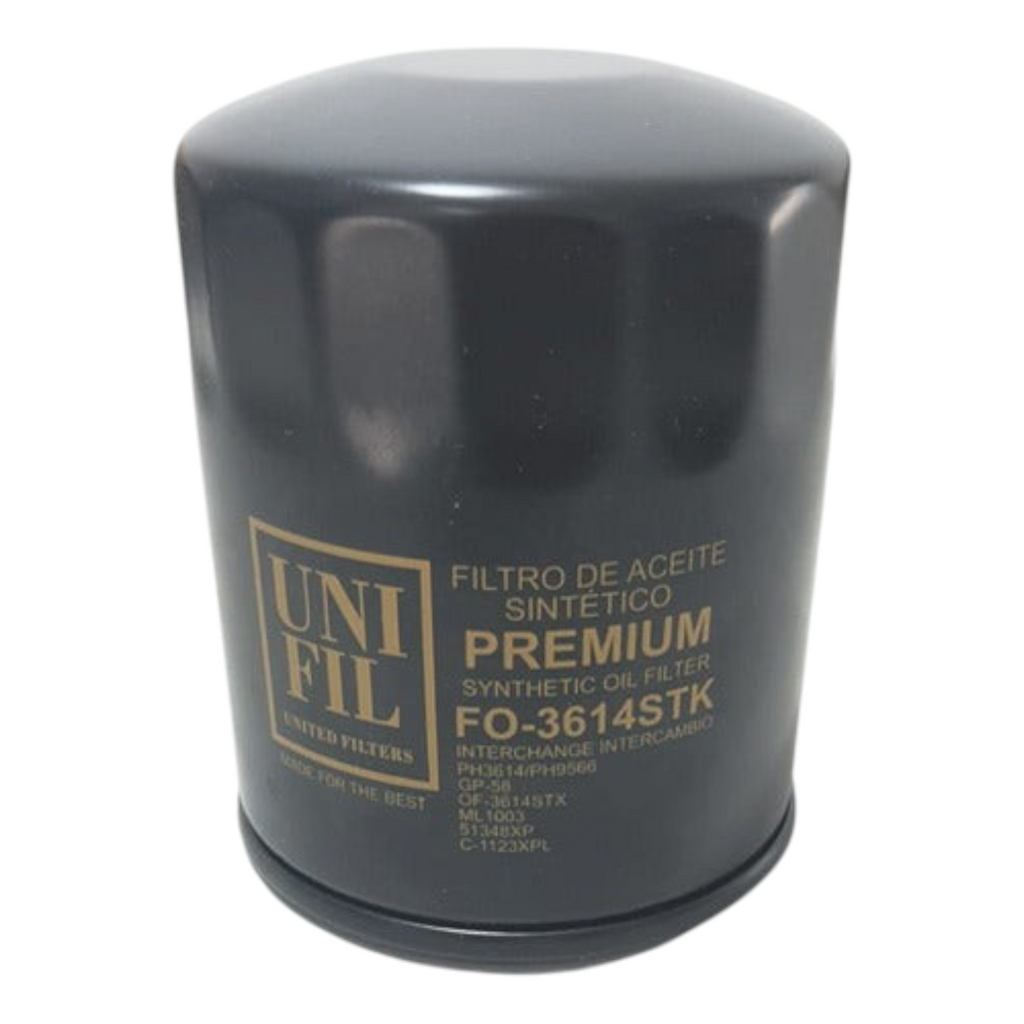 Filtro de aceite sintético premium negro de KENAI´S COM para Toyota Hilux, modelo FO-3614STK