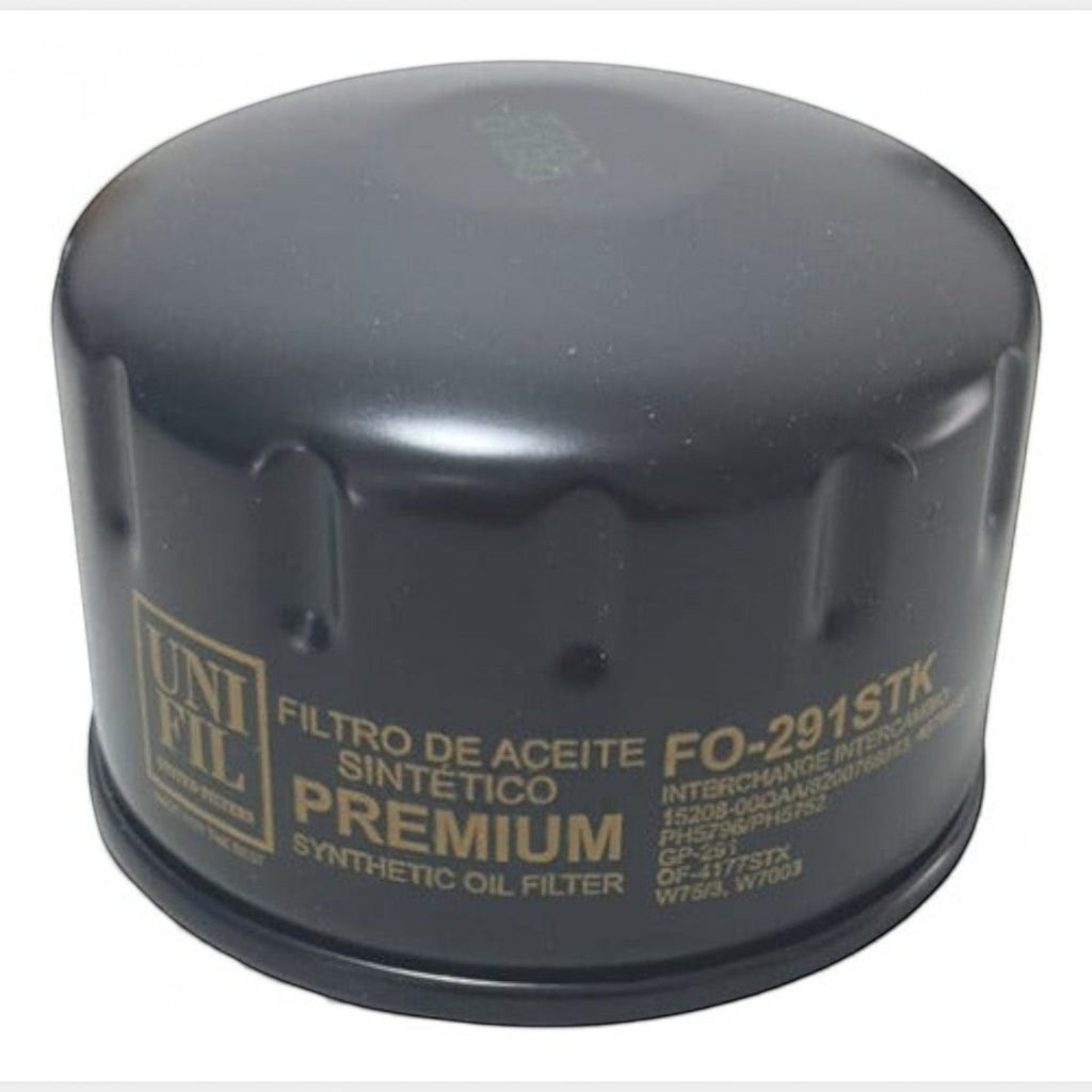 Filtro de aceite sintético KENAI´S COM modelo FO-291STK para motor, color negro con letras doradas
