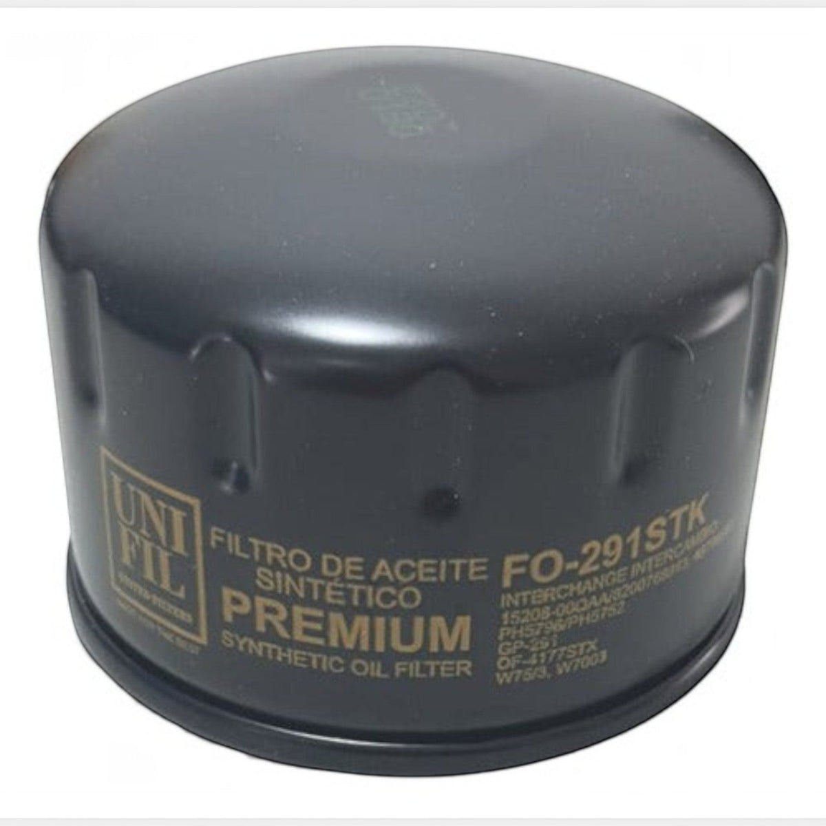 Filtro de aceite sintético KENAI´S COM modelo FO-291STK para motor, color negro con letras doradas