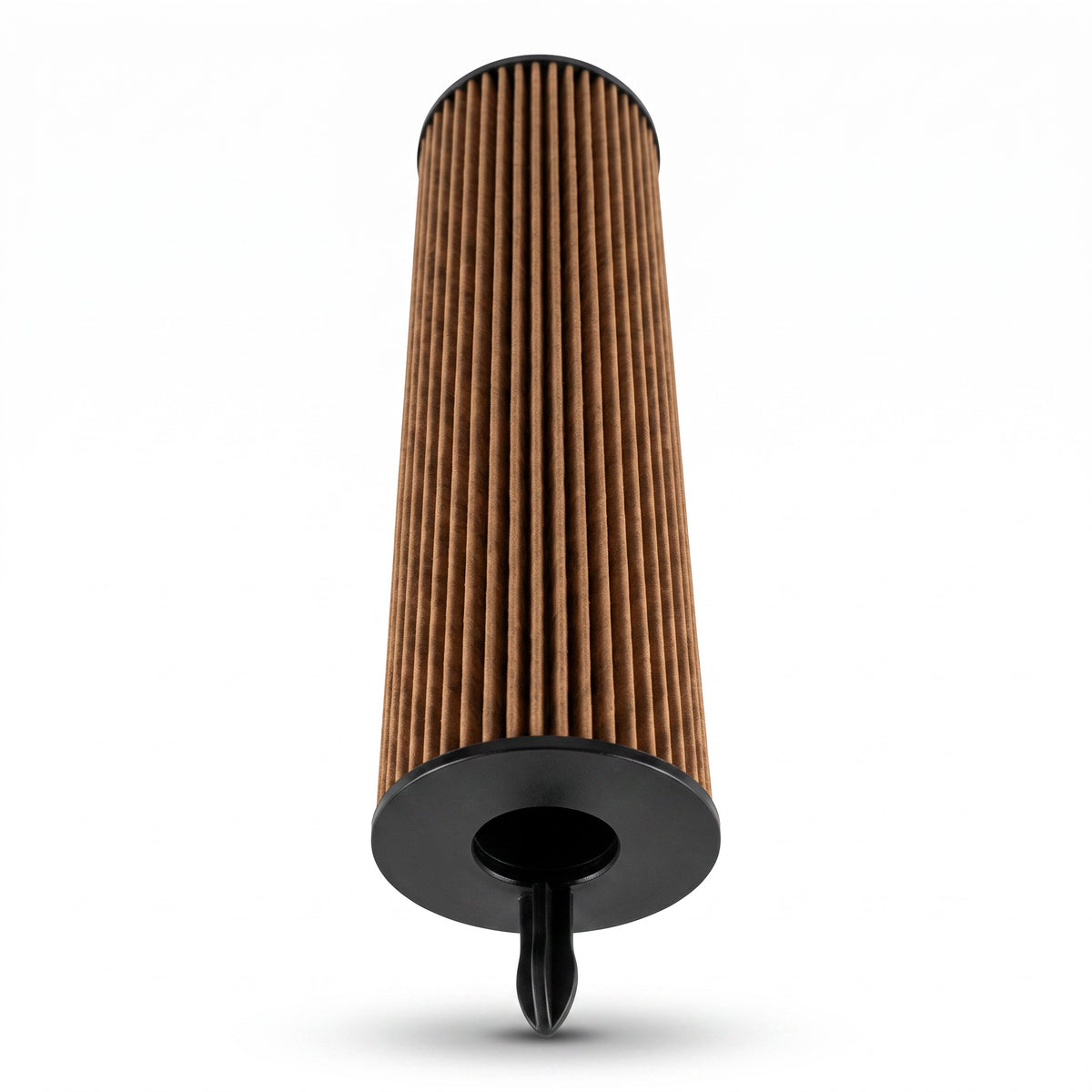 Filtro de aceite KENAI´S COM para motor diesel Sprinter 2023 2.0L, diseño cilíndrico de papel plisado con base negra.
