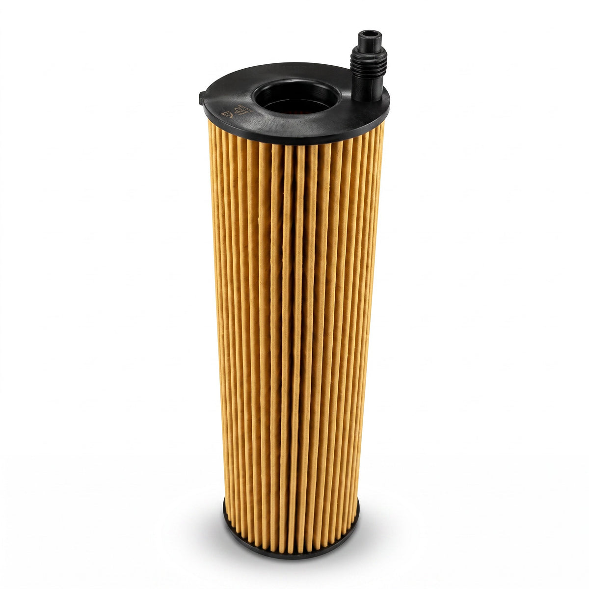 Filtro de aceite KENAI´S COM para motor diesel Sprinter 2023, elemento filtrante cilíndrico de papel plisado amarillo.