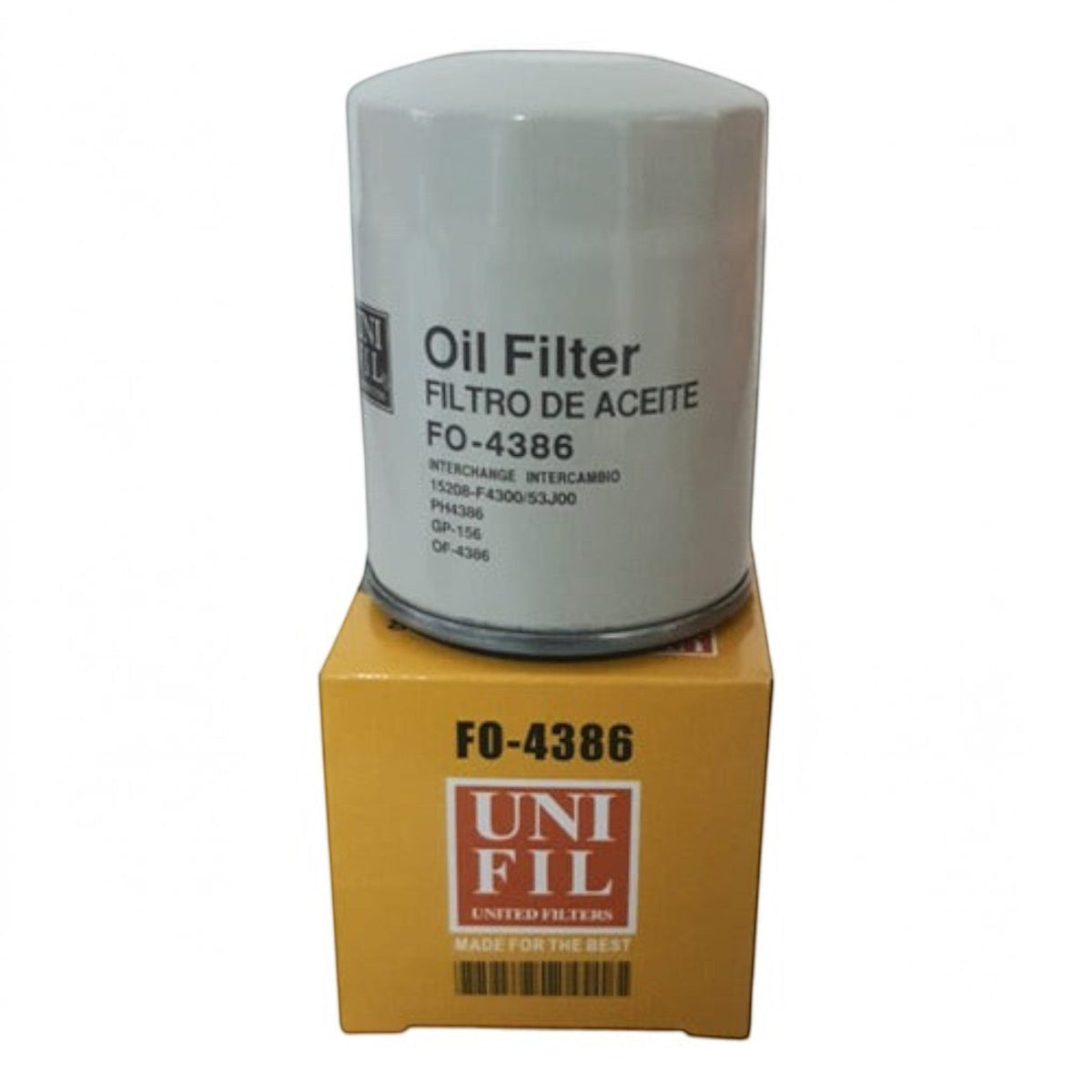 Filtro de aceite KENAI´S COM para Suzuki Ciaz 1.4L, modelo FO-4386 de Unifil con caja original