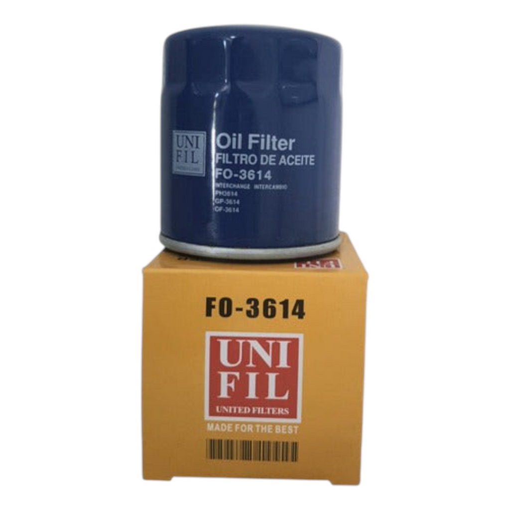 Filtro de aceite azul Unifil FO-3614 para Toyota Tacoma, parte del kit de mantenimiento KENAI´S COM