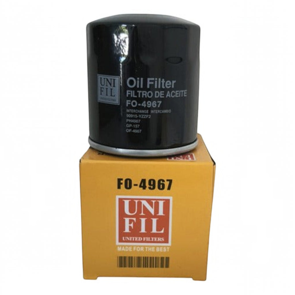Filtro de aceite Unifil FO-4967 para Changan Alsvin de KENAI´S COM, color negro con caja amarilla
