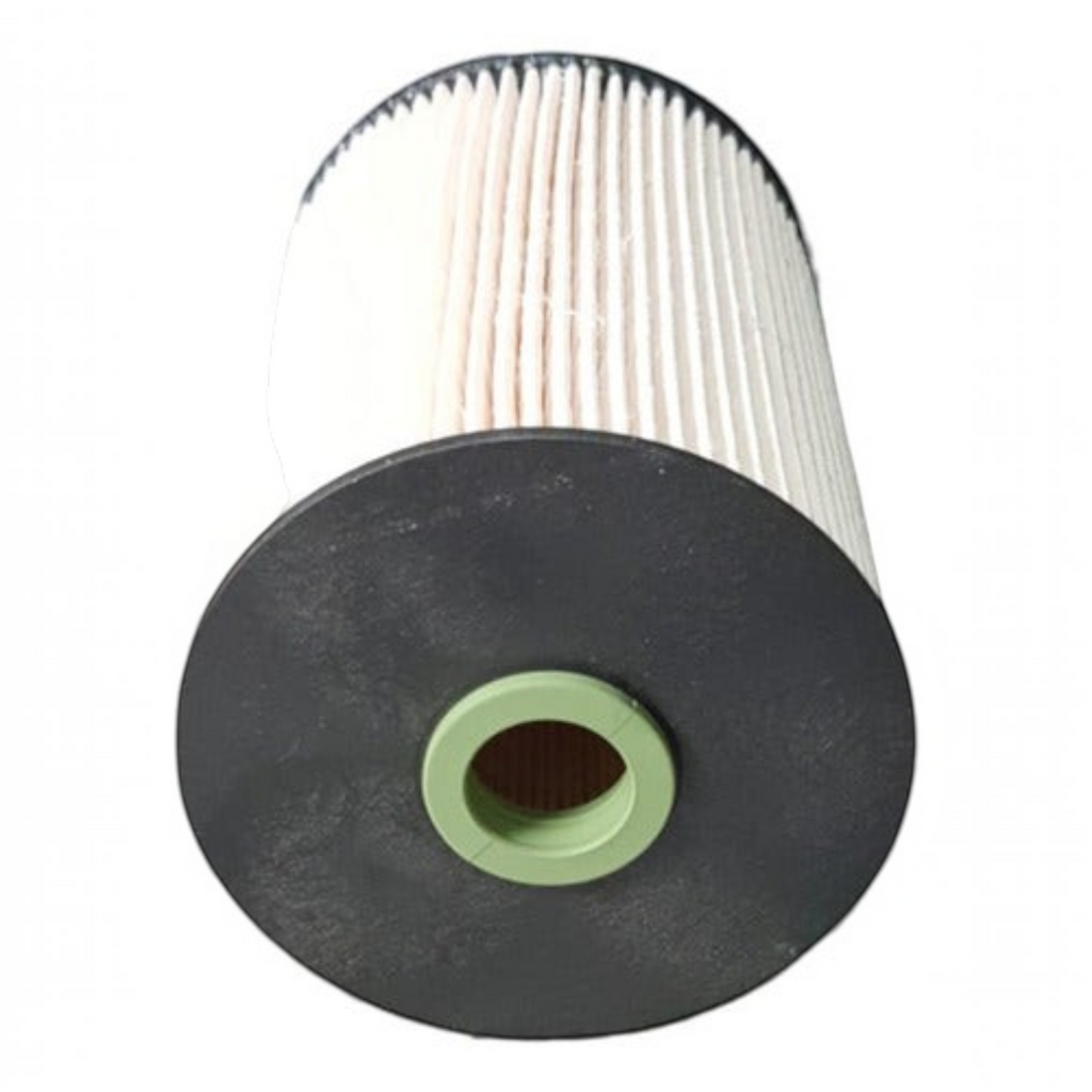 Filtro de aceite Mann Filter para Volkswagen Bora de KENAI´S COM, diseño cilíndrico de papel plisado con base negra.