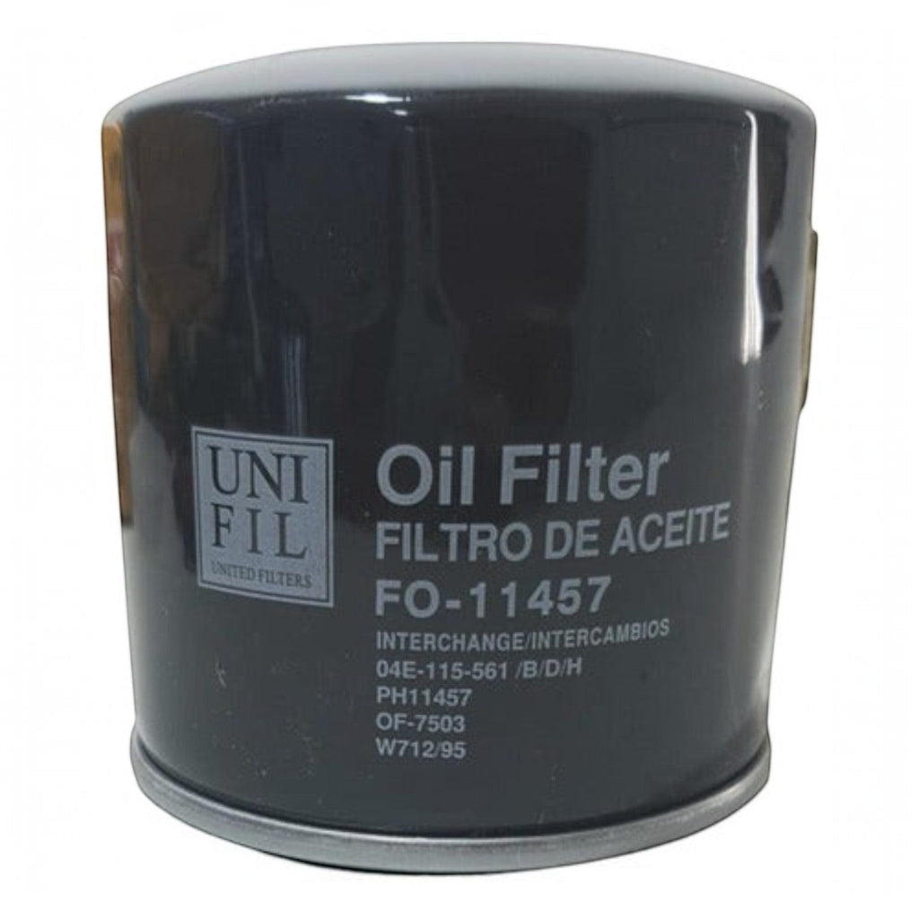 Filtro de aceite negro marca Uni Fil para VW Golf 1.4L Turbo de KENAI´S COM