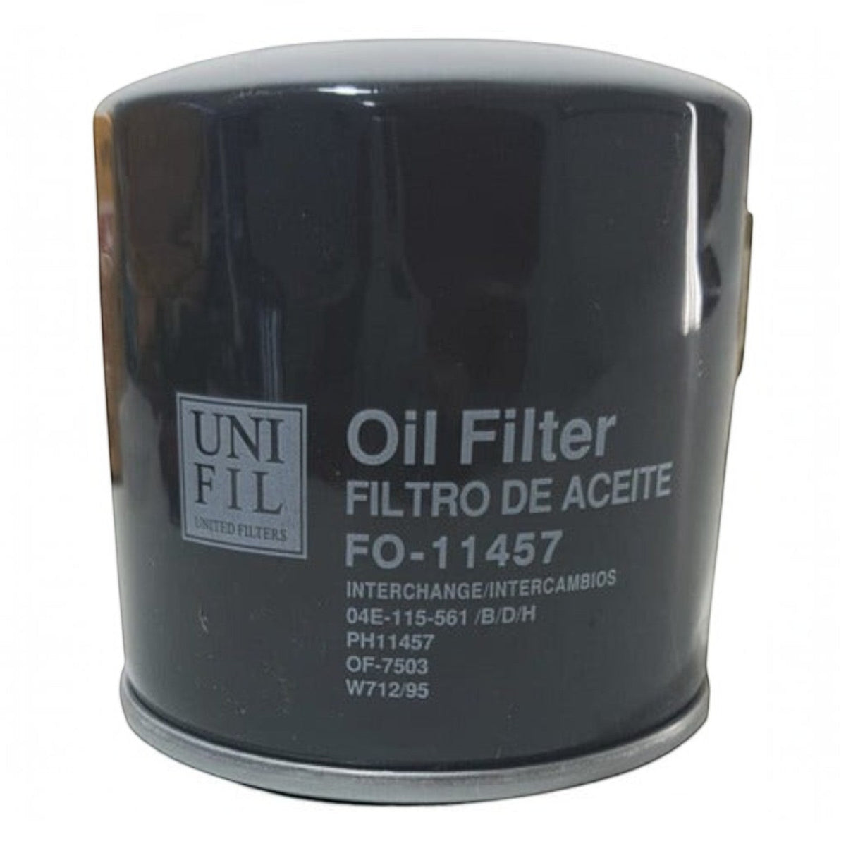 Filtro de aceite negro marca Uni Fil para VW Golf 1.4L Turbo de KENAI´S COM