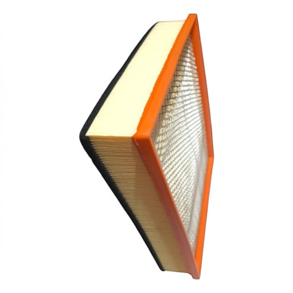 Filtro de aire rectangular Unifil para VW Amarok 2.0 TDI de KENAI´S COM con marco naranja y malla protectora