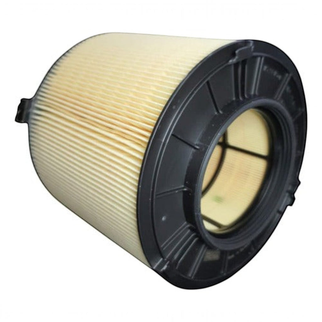 Filtro de aire cilíndrico Mann Filter para Audi Q5 de KENAI´S COM con estructura de papel plisado y marco negro