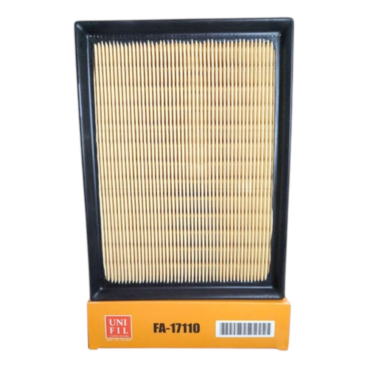 Filtro de aire rectangular Unifil FA-17110 para Toyota Avanza y Raize, disponible en KENAI´S COM