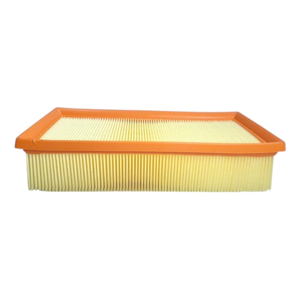 Filtro de aire rectangular KENAI´S COM para Baic D20 1.5L, con pliegues de papel filtrante amarillo y marco naranja