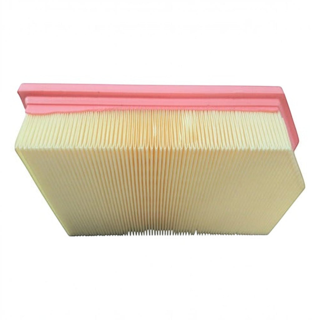 Filtro de aire rectangular Unifil para Changan CS35 Plus 1.4L Turbo de KENAI´S COM con marco rosa y pliegues beige