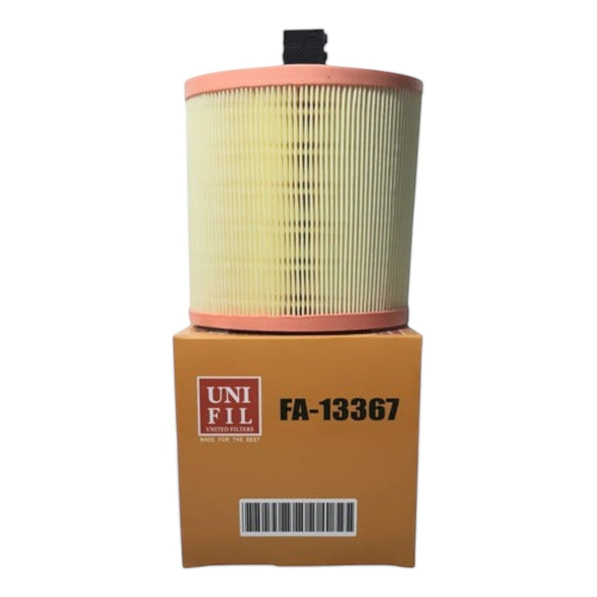 Filtro de aire cilíndrico Unifil FA-13367 para Chevrolet Cruze 1.4L de KENAI´S COM sobre su caja original
