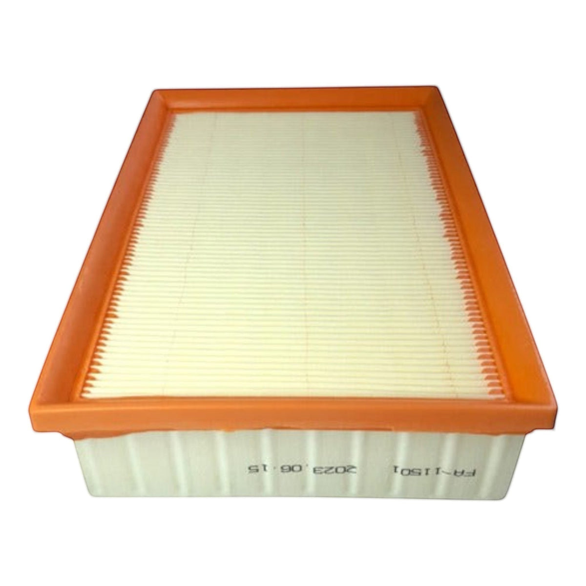 Filtro de aire rectangular KENAI´S COM para Chevrolet Trax 1.8, con marco naranja y papel plisado blanco
