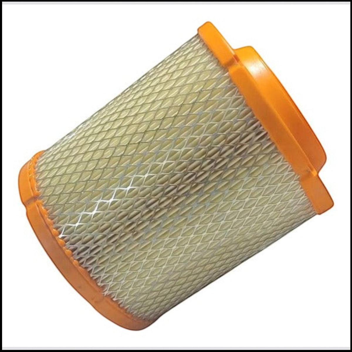 Filtro de aire cilíndrico Unifil FA-8805 para motor 2.0L de KENAI´S COM, con marco naranja y malla protectora