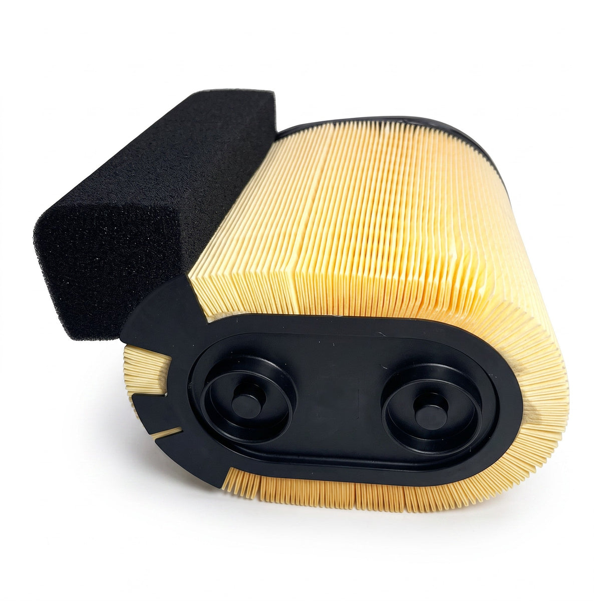 Filtro de aire de motor KENAI´S COM para Ford F-250 F-350 F-450 con diseño plisado amarillo y base negra