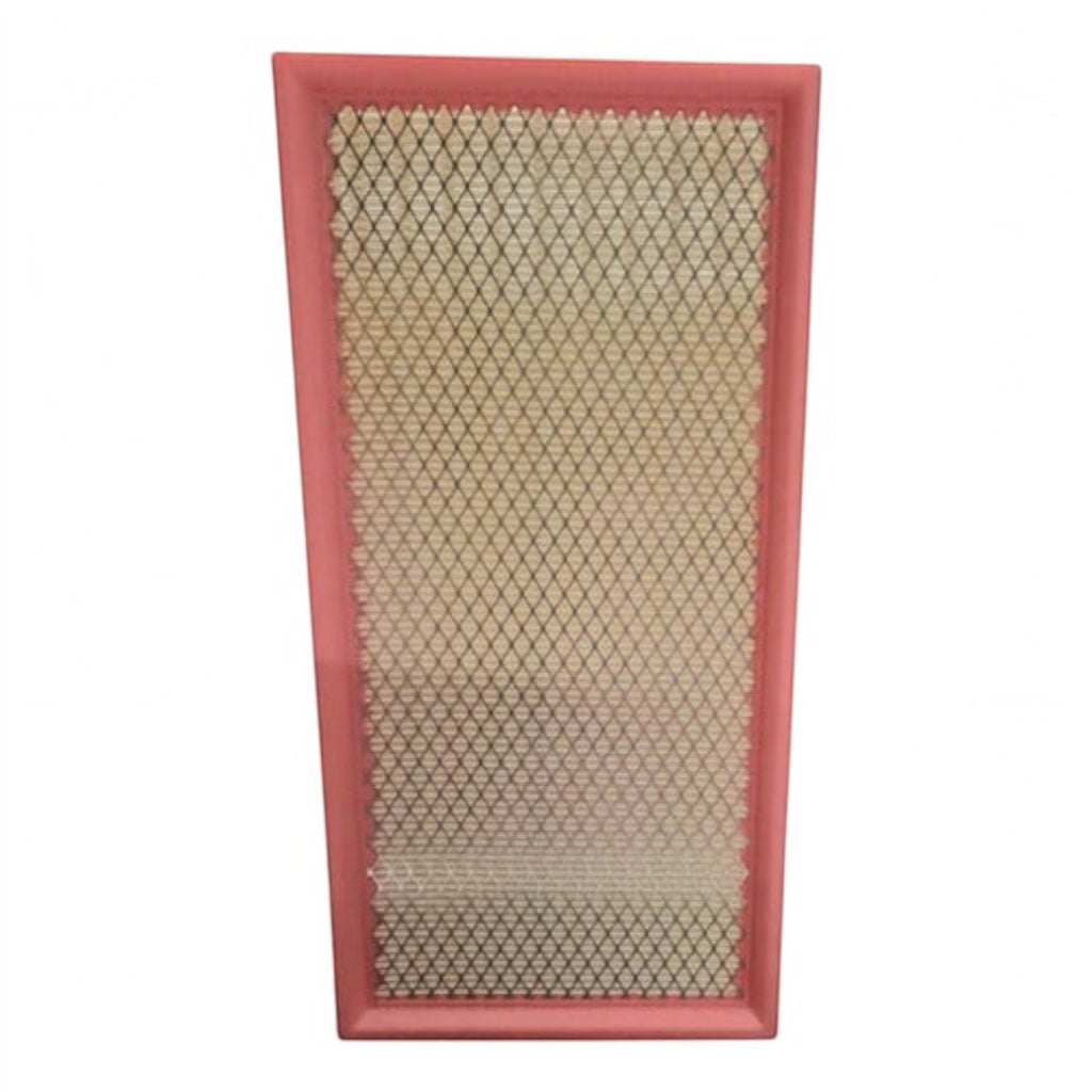 Filtro de aire rectangular Unifil para Dodge Dakota de KENAI´S COM con marco rojo y malla protectora metálica