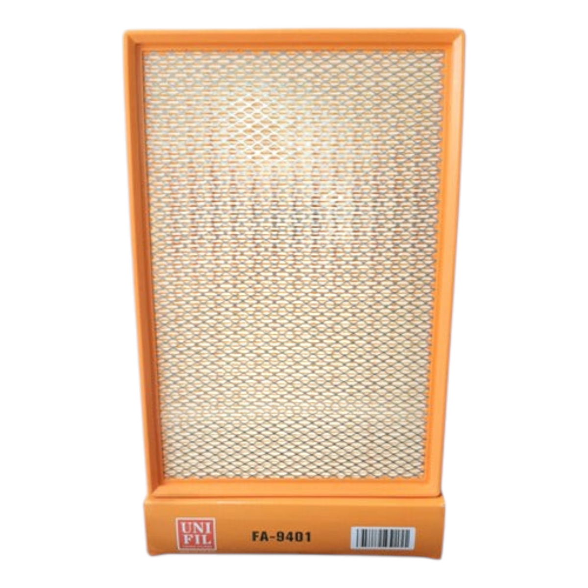 Filtro de aire rectangular KENAI´S COM modelo FA-9401 para Dodge Ram 1500 con marco naranja y malla metálica