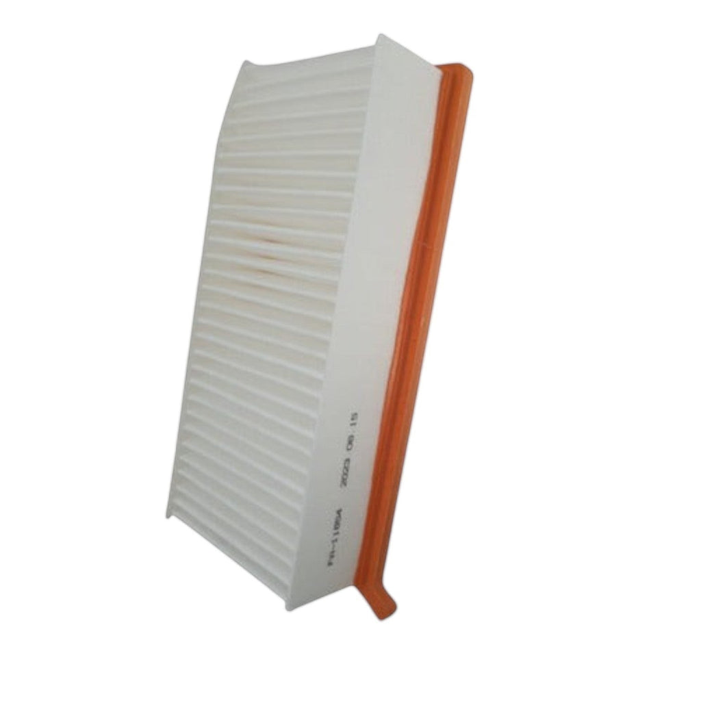 Filtro de aire rectangular blanco con marco naranja de KENAI´S COM para Renault Duster 2.0L