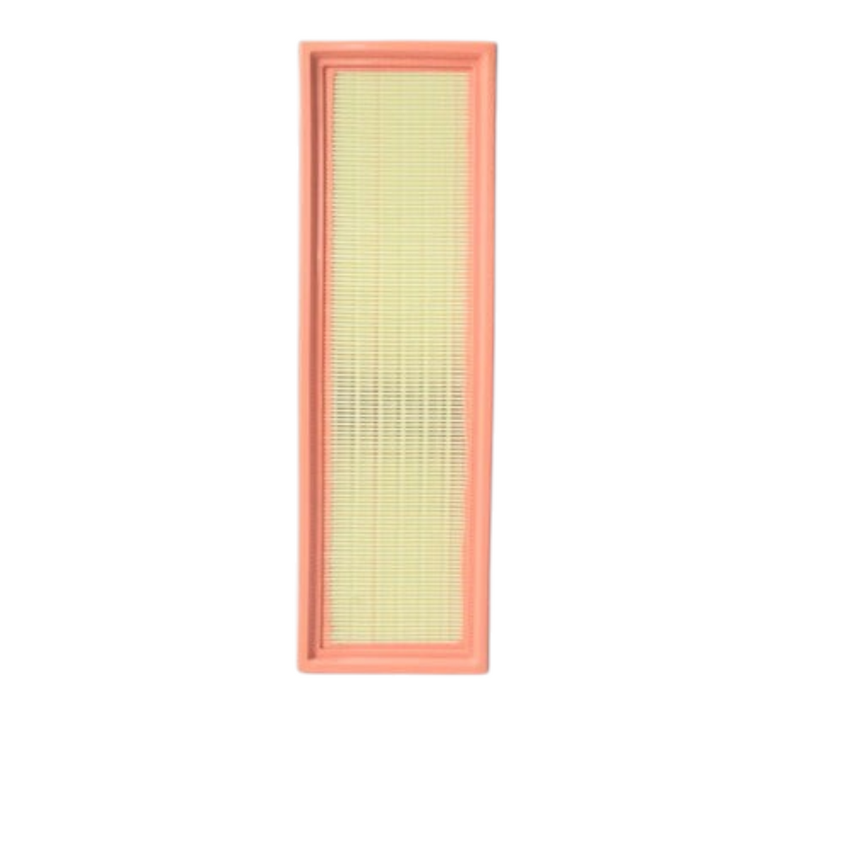 Filtro de aire rectangular Unifil para Ford Fiesta 1.6L de KENAI´S COM con marco naranja y medio filtrante amarillo