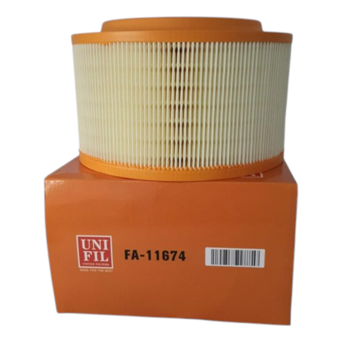Filtro de aire cilíndrico para Ford Ranger 3.2 Diesel de KENAI´S COM sobre su caja naranja original