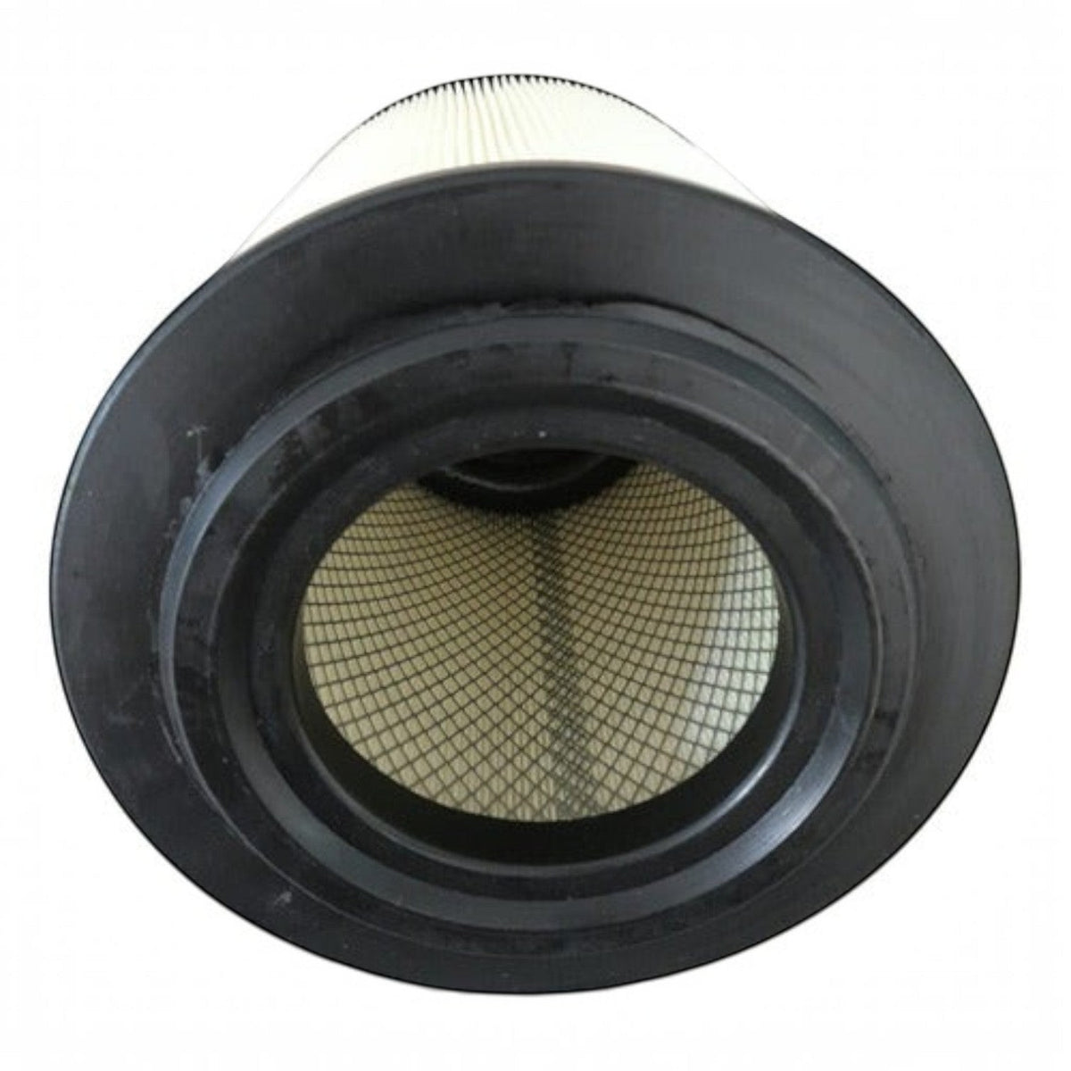 Filtro de aire cilíndrico KENAI´S COM para Freightliner F1360, con malla protectora y sellos de goma negros.