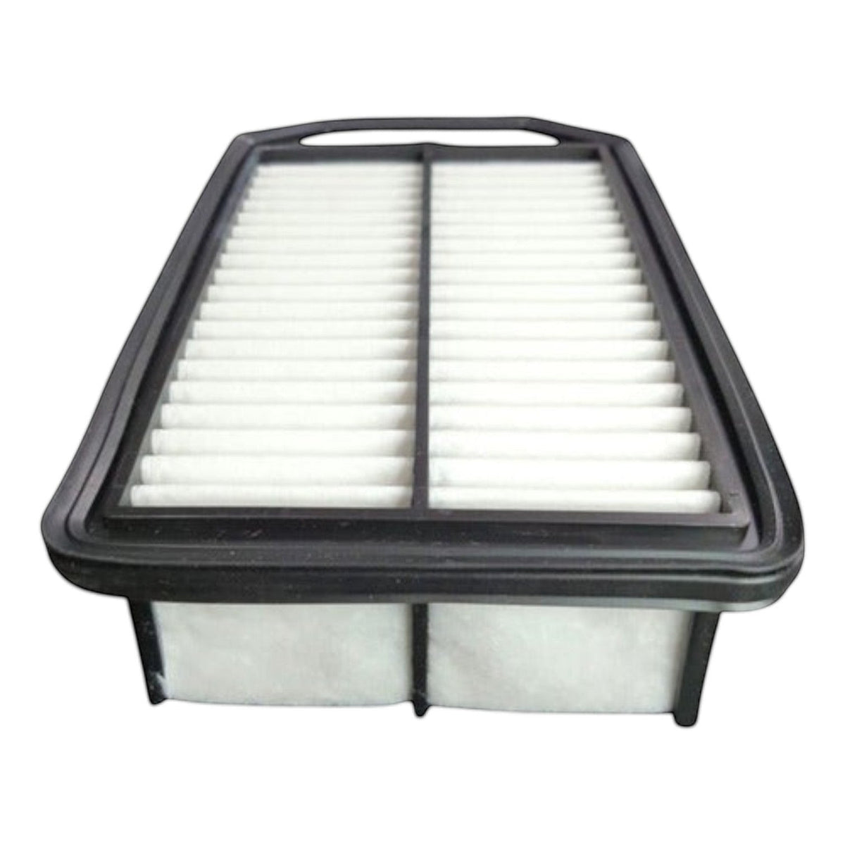 Filtro de aire rectangular blanco con marco negro de KENAI´S COM para Hyundai HB20 1.6L 2023
