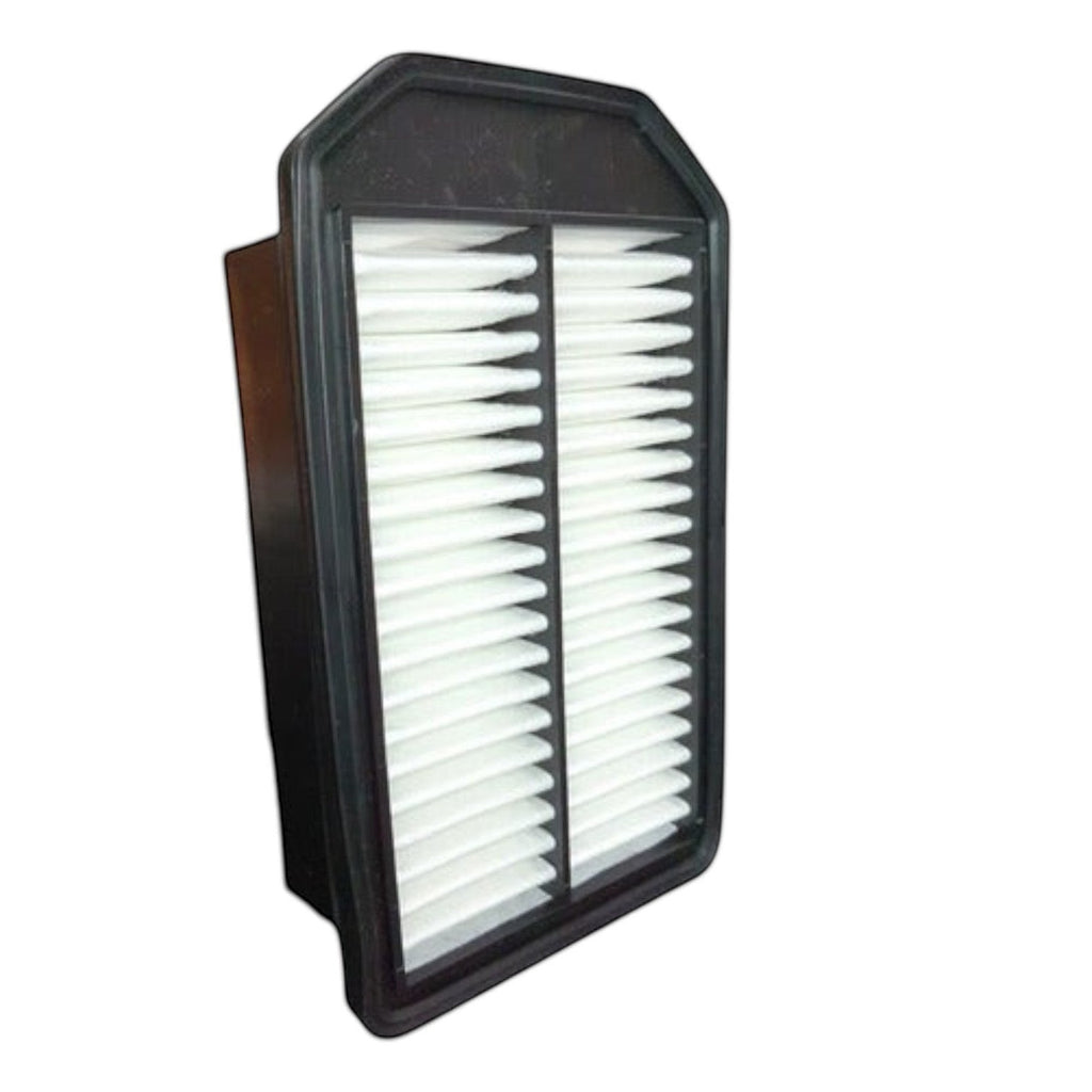 Filtro de aire para motor marca Unifil de KENAI´S COM, compatible con Hyundai HB20 2023, diseño rectangular blanco