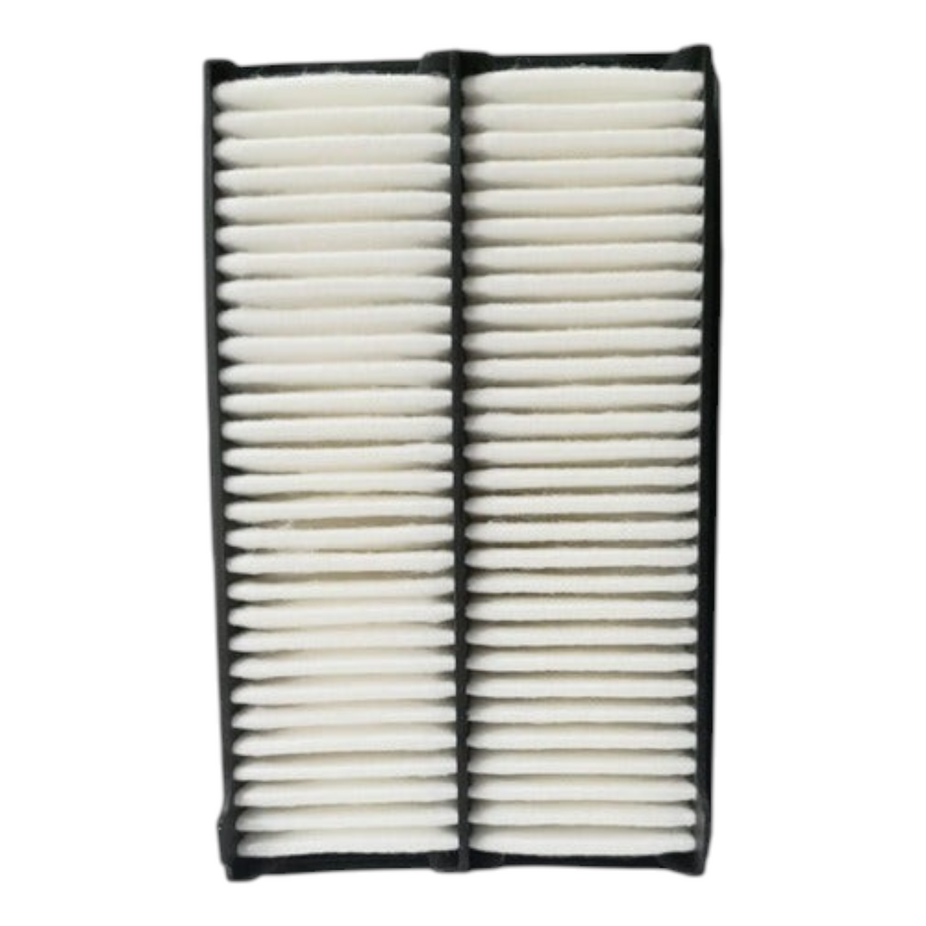 Filtro de aire rectangular blanco con marco negro para Honda Civic 2.4L de KENAI´S COM