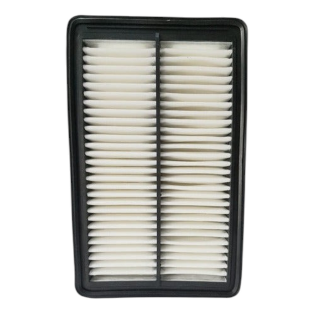 Filtro de aire rectangular blanco con marco negro para Honda Civic 2.4L de KENAI´S COM