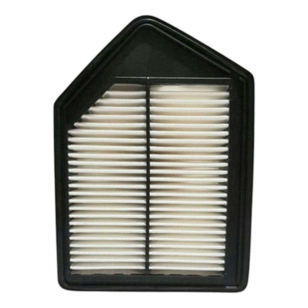 Filtro de aire KENAI´S COM para Honda CR-V 2010-2011, diseño rectangular con marco negro y pliegues de papel blanco