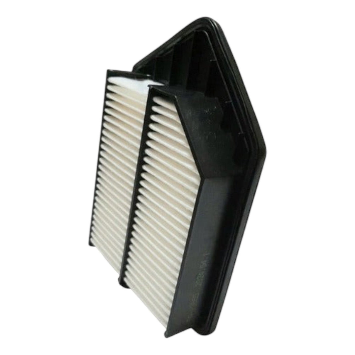 Filtro de aire KENAI´S COM para Honda CR-V 2010-2011, diseño rectangular con marco de plástico negro y pliegues