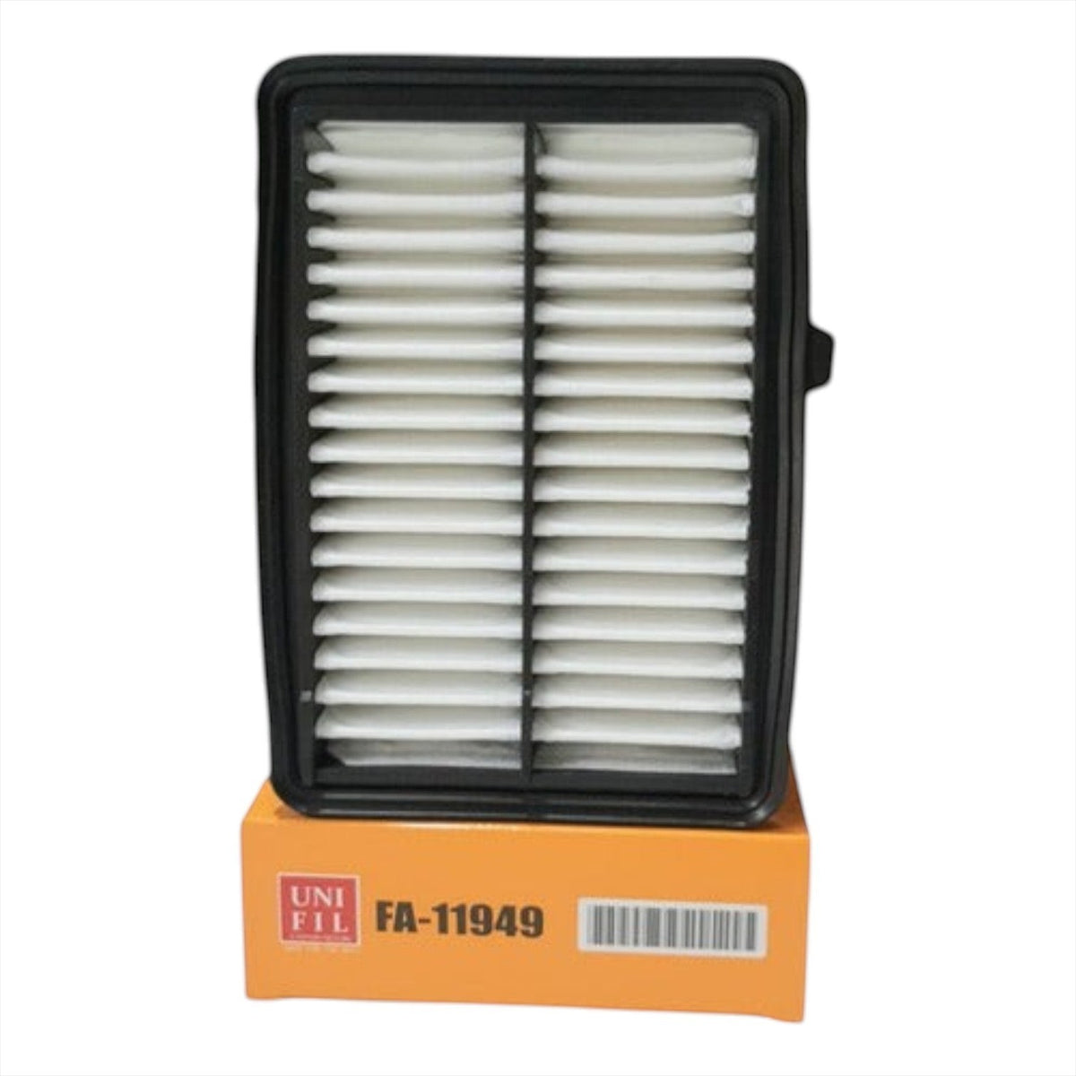 Filtro de aire para motor KENAI´S COM compatible con Honda Fit 1.5L 2015-2020, modelo FA-11949 con marco negro.