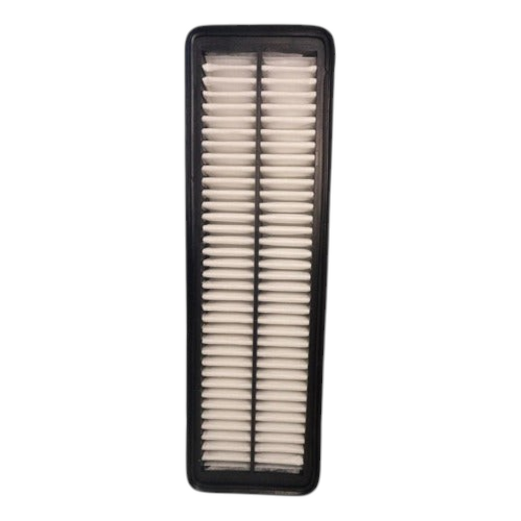 Filtro de aire rectangular KENAI´S COM para Hyundai Grand i10 2015-2018 con marco negro y pliegues blancos
