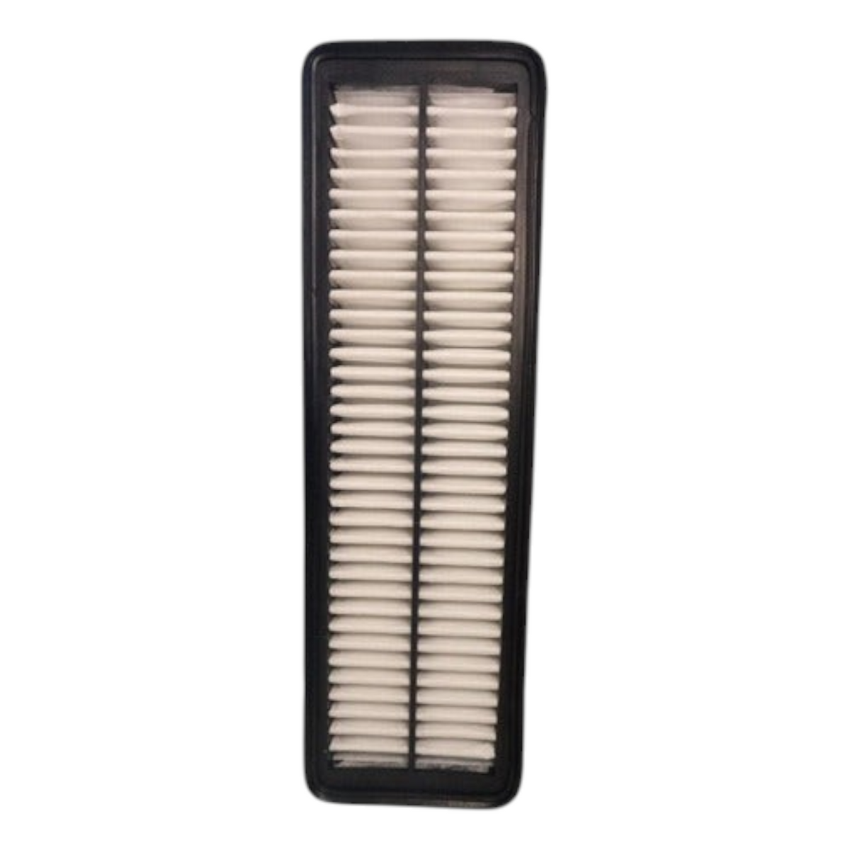 Filtro de aire rectangular KENAI´S COM para Hyundai Grand i10 2015-2018 con marco negro y pliegues blancos