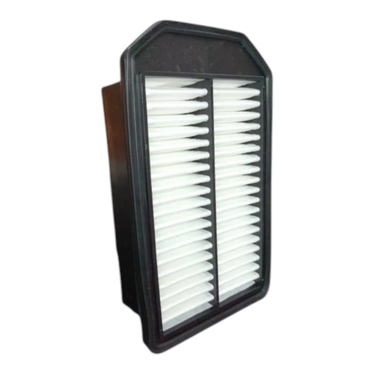 Filtro de aire para motor KENAI´S COM compatible con Hyundai Hb20, diseño rectangular con pliegues blancos
