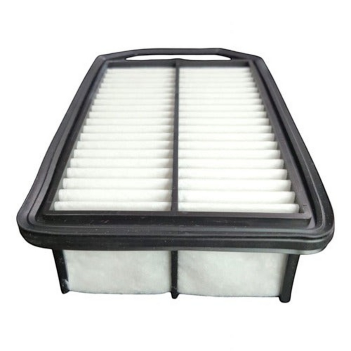 Filtro de aire rectangular blanco con marco negro para Hyundai HB20 1.6 de KENAI´S COM