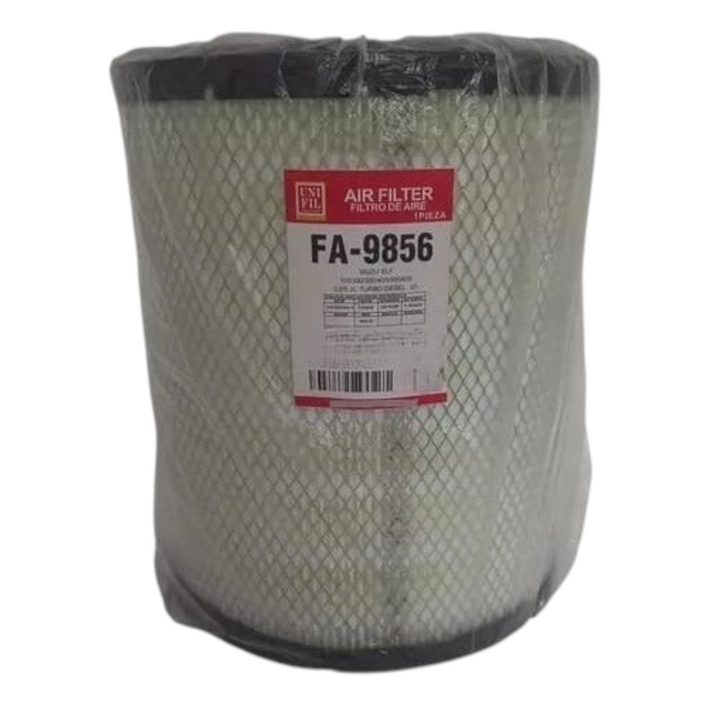 Filtro de aire Unifil FA-9856 para Isuzu Elf de KENAI´S COM, componente cilíndrico de alto rendimiento.