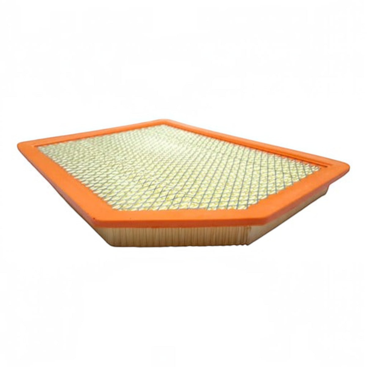 Filtro de aire rectangular para KENAI´S COM compatible con Jac Frison T6 T8, con marco naranja y malla protectora