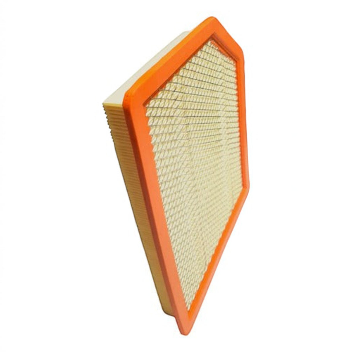 Filtro de aire para motor KENAI´S COM compatible con Jac Frison T6 T8, diseño rectangular con marco naranja