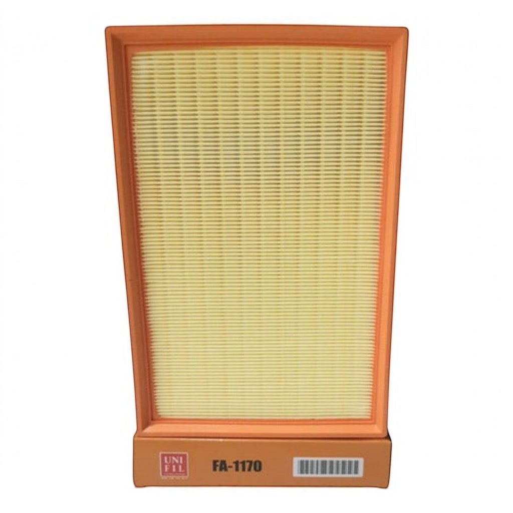 Filtro de aire KENAI´S COM para JAC J7 1.5L Turbo, diseño rectangular con marco naranja y medio filtrante plisado