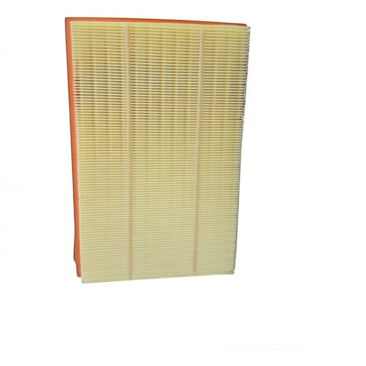 Filtro de aire rectangular KENAI´S COM para JAC J7 1.5L Turbo, elemento filtrante de papel plisado color crema.